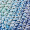 Gehaakte pannenlap pastelblauw/groen gemêleerd met ecru - Afbeelding 4