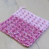 Gehaakte pannenlap wafel roze/ecru - Afbeelding 4